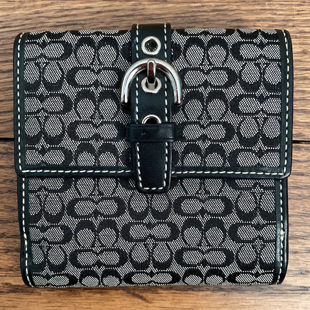Coach Black Wallet